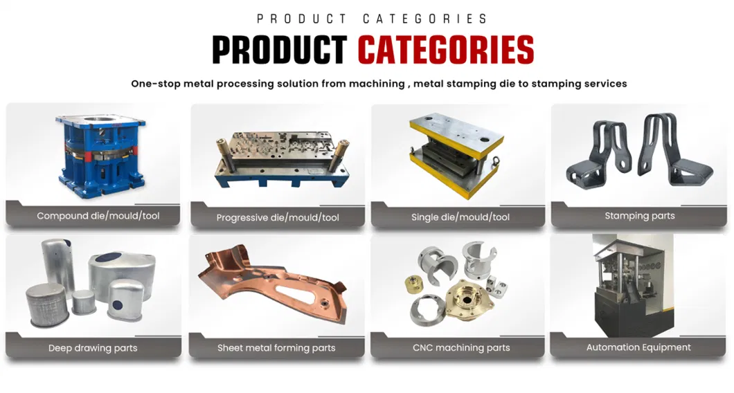 Custom Multi-Specification Industrial Caster Hardware Parts Continuous Stamping Die