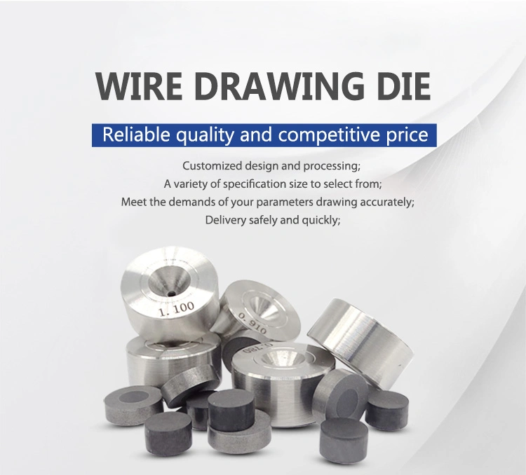 Customized PCD Diamond Die, Progressive Dies Deep Tungsten Carbide Wire Drawing Dies for Diamonds Wire Rope