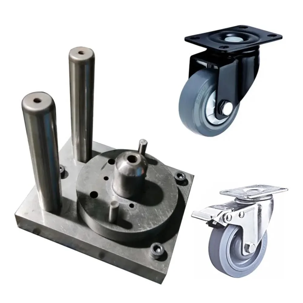 Customization Produce Punching Cold Pressing Casters Wheels Hardware Parts